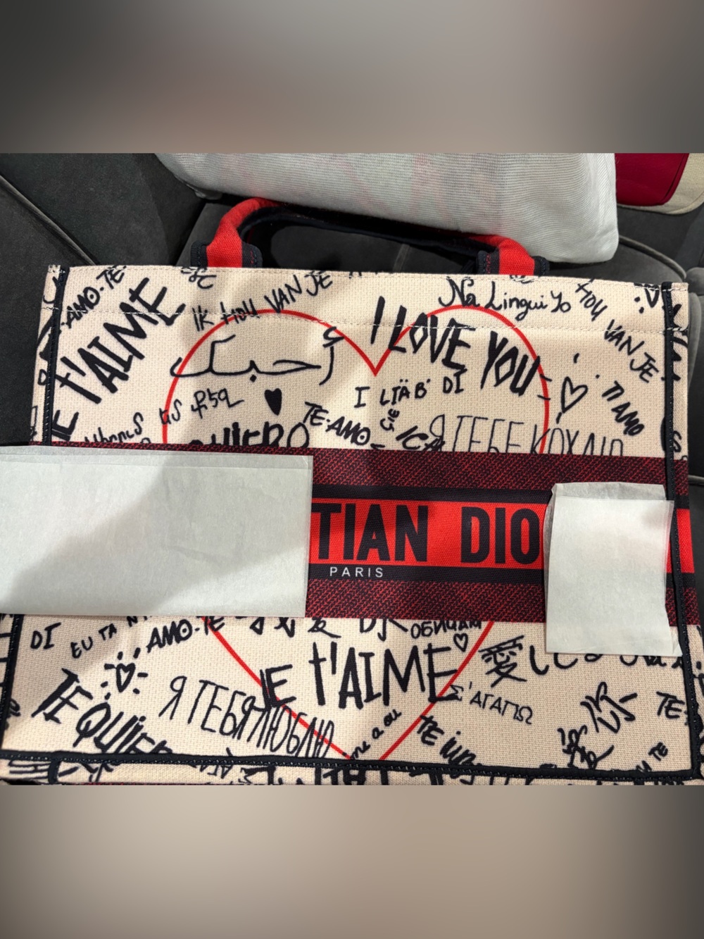 Canvas book tote - Picture 3 of 3